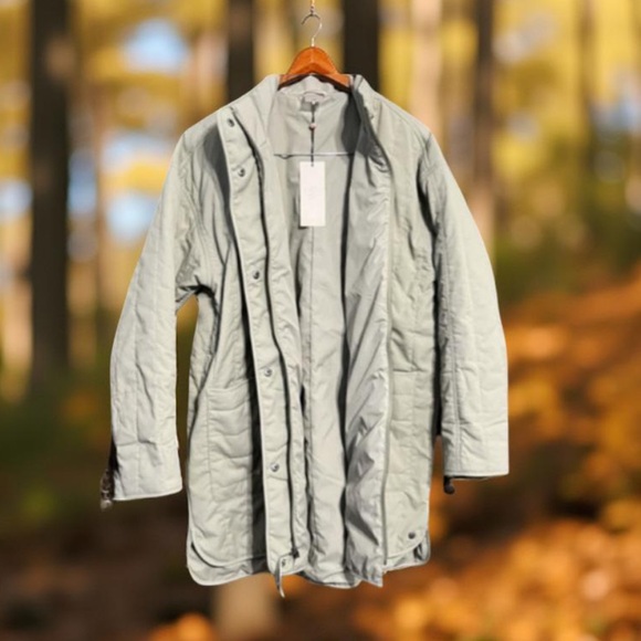 Calia quilted jacket (sage green) fully lined Medium NWT